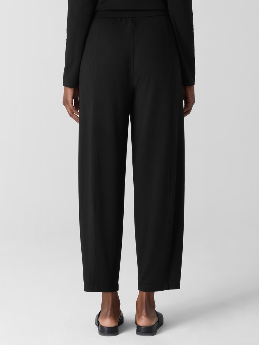 Eileen Fisher Black Lantern Pants - Picture 2 of 11